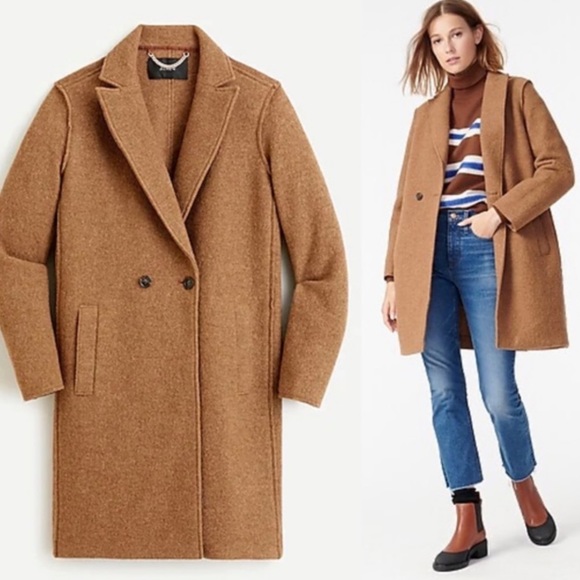 J. Crew Jackets & Coats J Crew Daphne Coat Boiled Wool Topcoat In